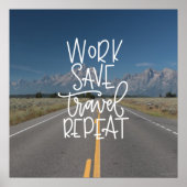 Reisherhaling opslaan poster (Voorkant)