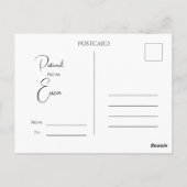 Reisherinnering foto ansichtkaart | aangepaste ans briefkaart (Achterkant)