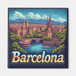 🧲 Reisherinneringen aan Barcelona vanuit Spanje � Magneet