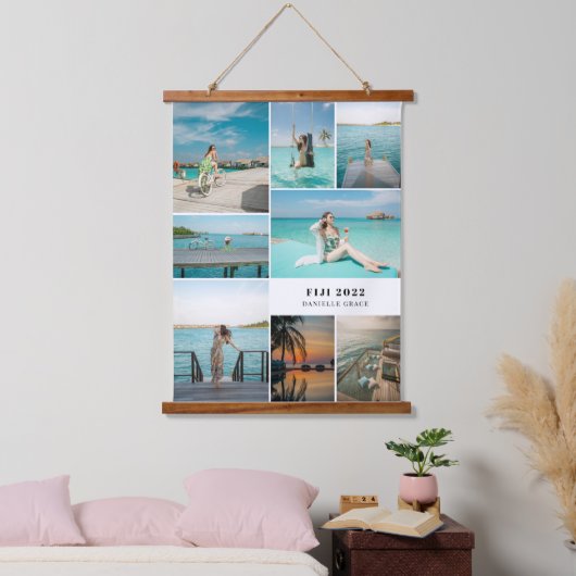 Reisherinneringen Bewerkbare kleurenfoto wandtapes Hangend Wandkleed (Slaapkamer)