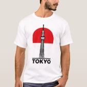 Reishoofdstad Tokyo Japan T-shirt (Voorkant)