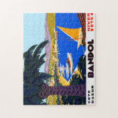  reisillustratie Cote D'Azur Legpuzzel (Verticaal)