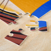 reisillustratie Cote D'Azur Legpuzzel (Zijkant)