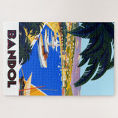  reisillustratie Cote D'Azur Legpuzzel (Horizontaal)