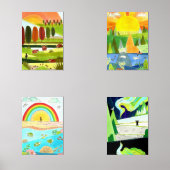 Reisillustraties Print Set (Voorkant)