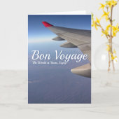 Reisinspiratie Bon Voyage Kaart (Gele Bloem)