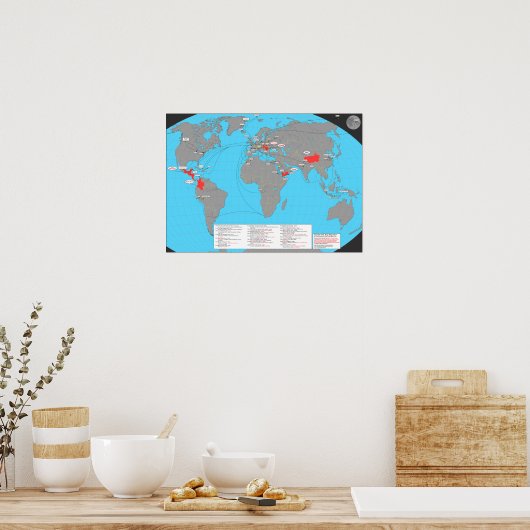 Reisjes van de Jongen Reporter Poster (Keuken)