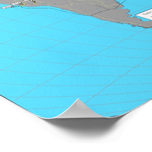 Reisjes van de Jongen Reporter Poster (Hoek)