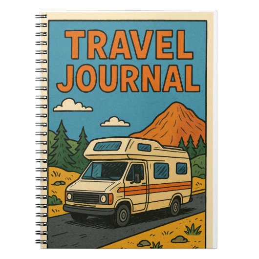 Reisjournaal Camper Van Notitieboek (Voorkant)