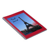Reisjournaal Eiffeltoren Notitieboek (Rechterzijde)