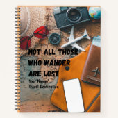 Reisjournaal, Memory Book, Scrapbook Notitieboek (Voorkant)