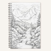 Reisjournaal met Hoesje voor het kleuren Notitieboek (Voorkant)