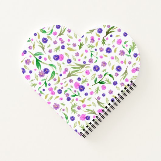 Reisjournaal met Waterverf Flower Art Notitieboek (Achterkant)