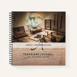 Reisjournaal Pensioen Avonturen Vader Opa   Notitieboek