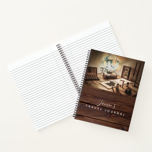 Reisjournaal Pensioen Avonturen Vader Opa   Notitieboek (Binnen)