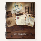 Reisjournaal Pensioen Avonturen Vader Opa Notitieboek (Voorkant)