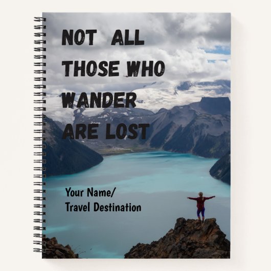 Reisjournaal, Scrapbook, Memory Journal Notitieboek (Voorkant)