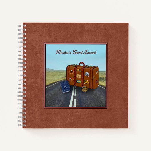 Reisjournaal Spiraal Notebook Notitieboek (Voorkant)