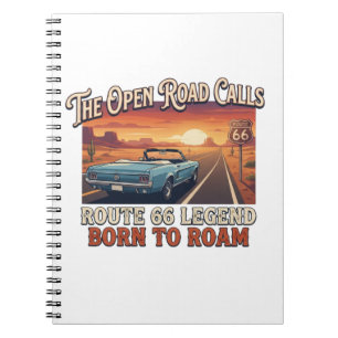 Reisjournaal van de oude Route 66 Notitieboek