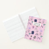 Reisjournaal voor haar aangepaste tekst notitieboek (Binnen)