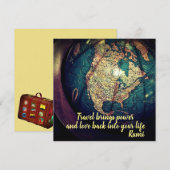 Reiskaart (Voorkant / Achterkant)