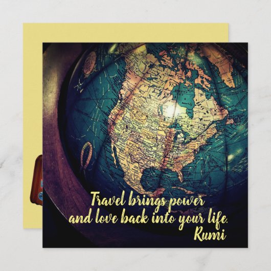 Reiskaart (Voorkant / Achterkant)