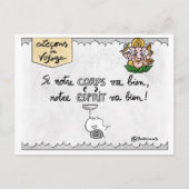 Reiskaart: "Ayurveda" Briefkaart (Voorkant)