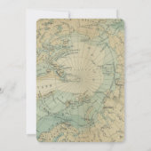 Reiskaart Baby shower Adventure Wereldbol Invitati Kaart (Achterkant)