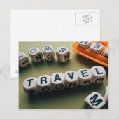 Reiskaart Briefkaart (Voorkant / Achterkant)