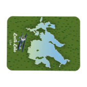 Reiskaart Leech Lake Magneet (Horizontaal)