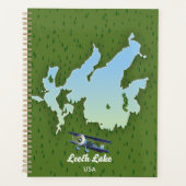 Reiskaart Leech Lake Planner (Voorkant)
