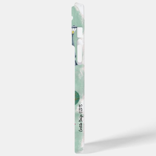 Reiskaart Londen Parijs Case-Mate iPhone Case (Achterkant / Links)