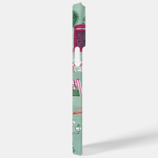 Reiskaart Londen Parijs Case-Mate iPhone Case (Achterkant / Rechts)