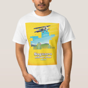 reiskaart van Saguaro National Park T-shirt
