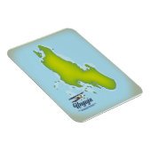 Reiskaart van Unguja Island Magneet (Rechterzijde)