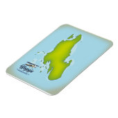 Reiskaart van Unguja Island Magneet (Linkerzijde)