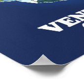 Reiskaart van Ventura California Poster (Hoek)