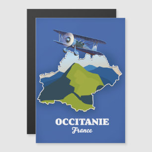 Reiskaart voor Occitanie Frankrijk