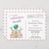 Reiskoffer Graduation Party Adventure wacht op u Kaart (Voorkant / Achterkant)