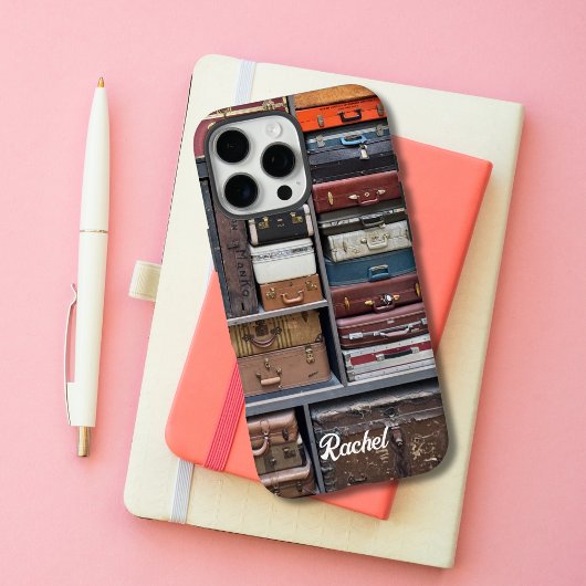 Reiskoffer Kleurrijke Wanderlust foto Case-Mate iPhone Case