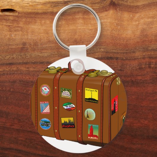 Reiskoffer Sleutelhanger (Voorkant)