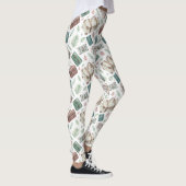 Reiskofferpatroon uit het verleden (1) leggings (Rechts)