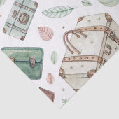 Reiskofferpatroon uit het verleden (1) tissuepapier (Detail)