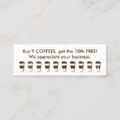 reiskoffiebeker - trouwerekkaart klantenkaartje (Achterkant)