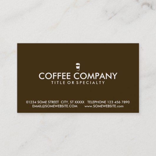 reiskoffiezegelkaart klantenkaartje (Voorkant)