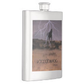 Reiskolf voor biotoop, met magnetisch "punt" heupfles (Rechts)