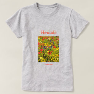 Reiskunst van het bloemenfestival van Floriade Can T-shirt
