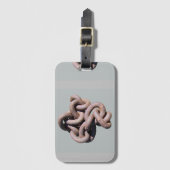 Reislabel voor bagage. bagagelabel (Voorkant (verticaal))