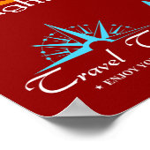 Reislabels Poster (Hoek)