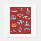 Reislabels Vacature Napkins Servet (Voorkant)